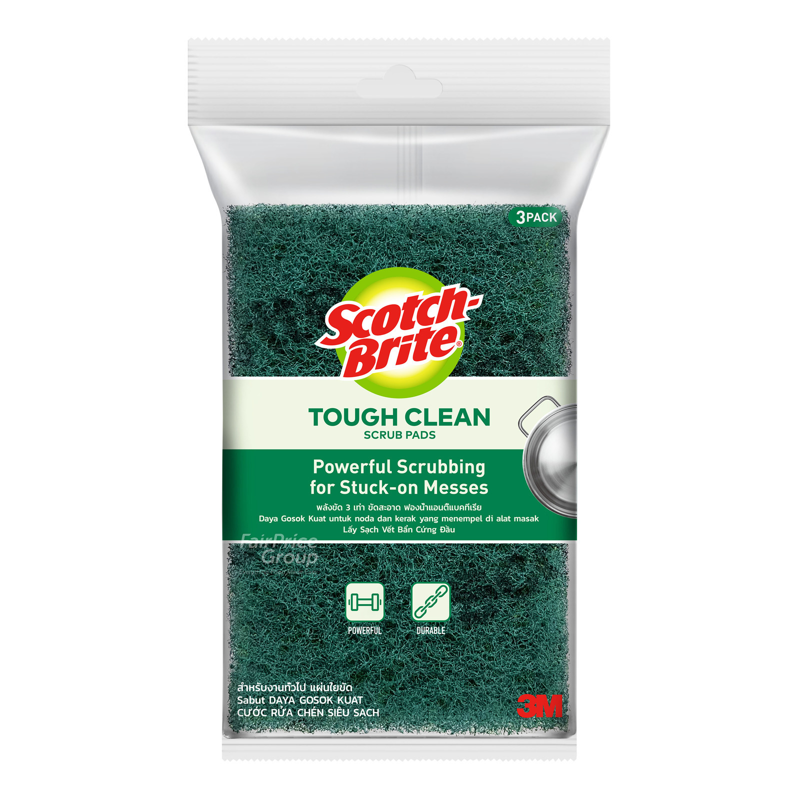 3M Scotch Brite Scrub Pad - Tough Clean | NTUC FairPrice