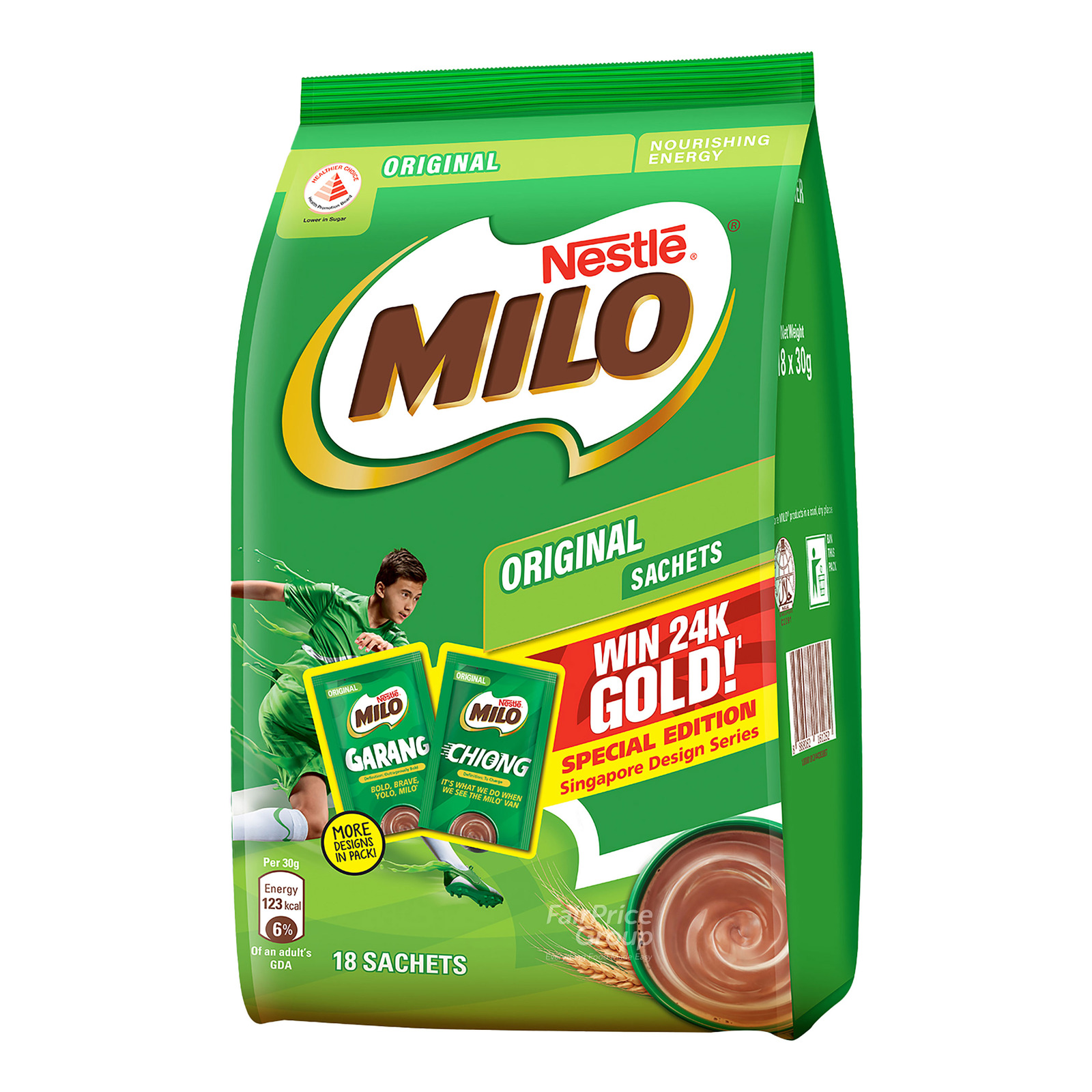 Milo Instant Chocolate Malt Drink Powder with Milk Regular NTUC