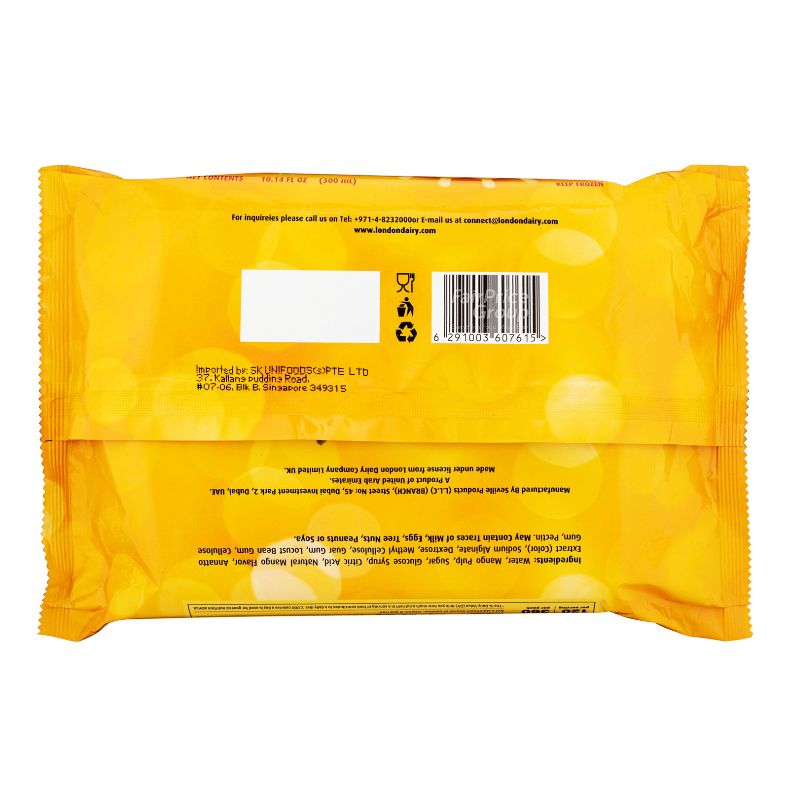 London Dairy Mini Sorbet Bar - Mango | NTUC FairPrice