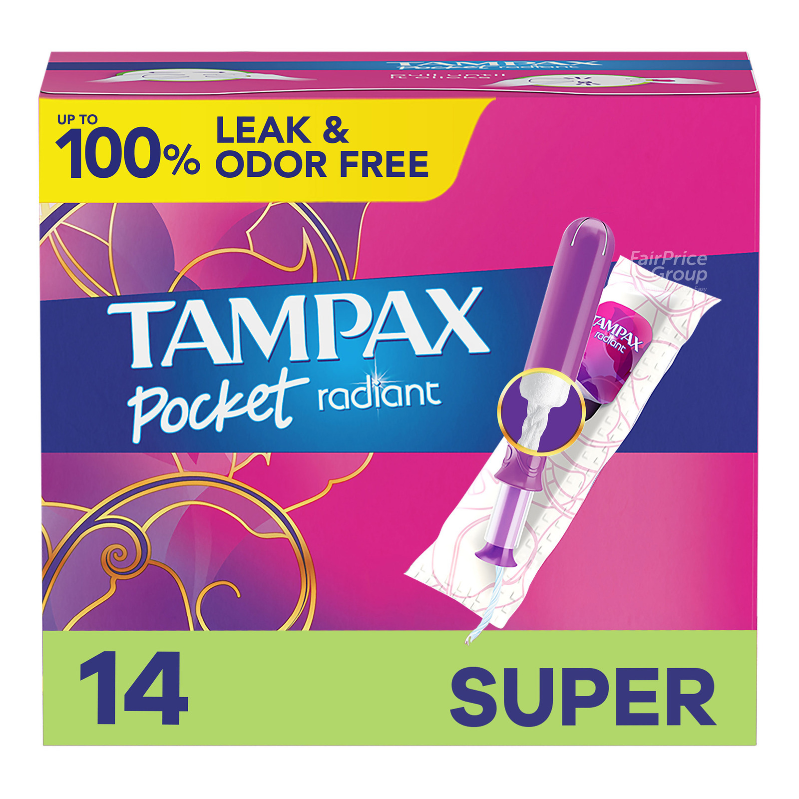 Tampax Pocket Radiant Tampons Super NTUC FairPrice