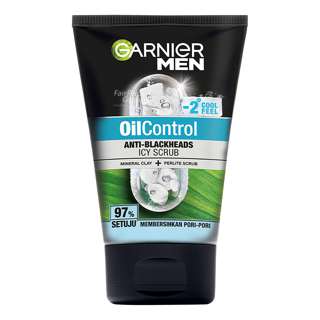 Garnier Men Turbo Light Cleanser Scrub - Oil Control (Icy)