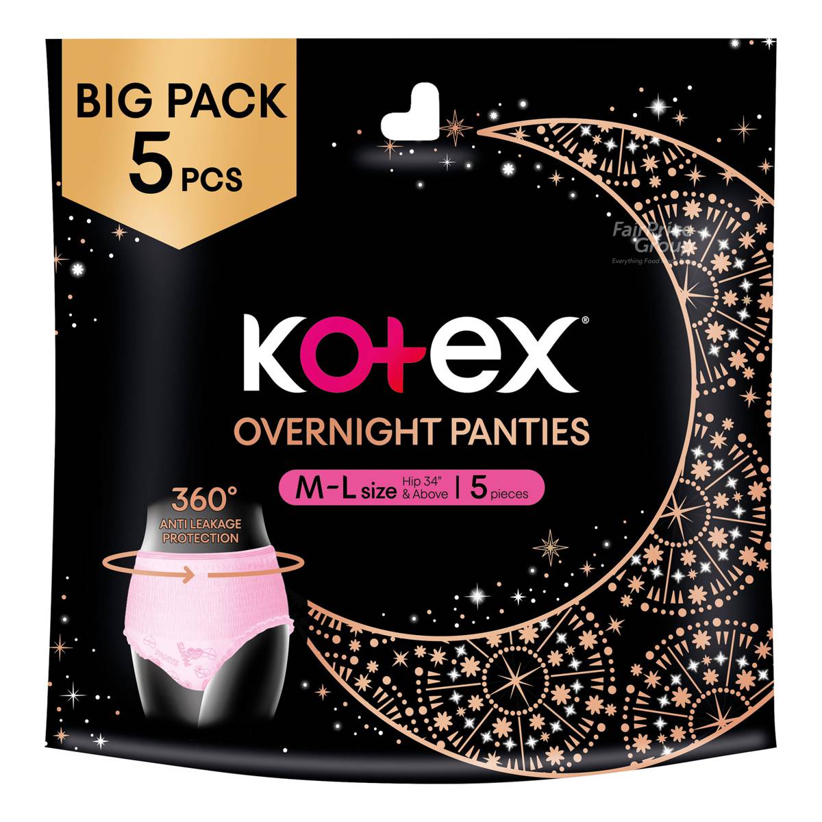 Kotex Overnight Panties ML NTUC FairPrice