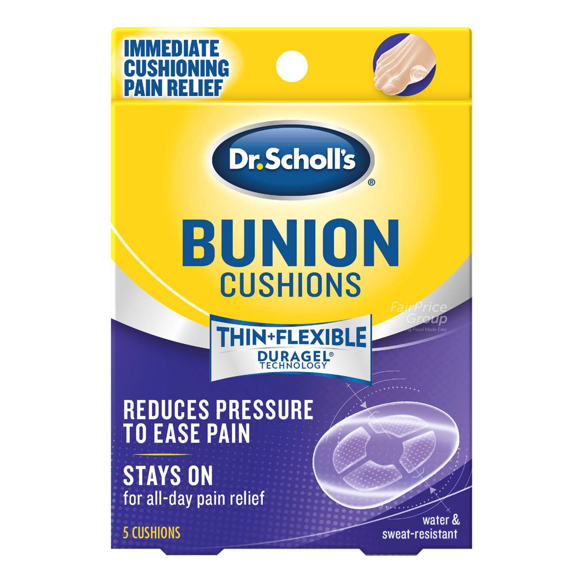 Dr. Scholl Duragel Bunion Cushion NTUC FairPrice