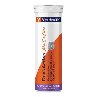 VitaHealth Dual-Action Vita C + Zinc Tablets VitaHealth Dual-Action Vita C + Zinc Tablets