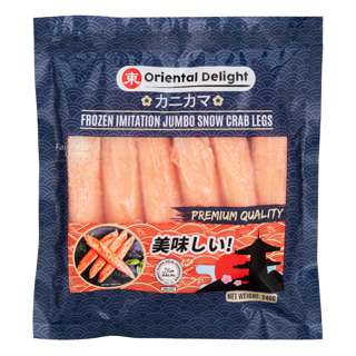 Oriental Delight Frozen Imitation Jumbo Snow Crab Legs