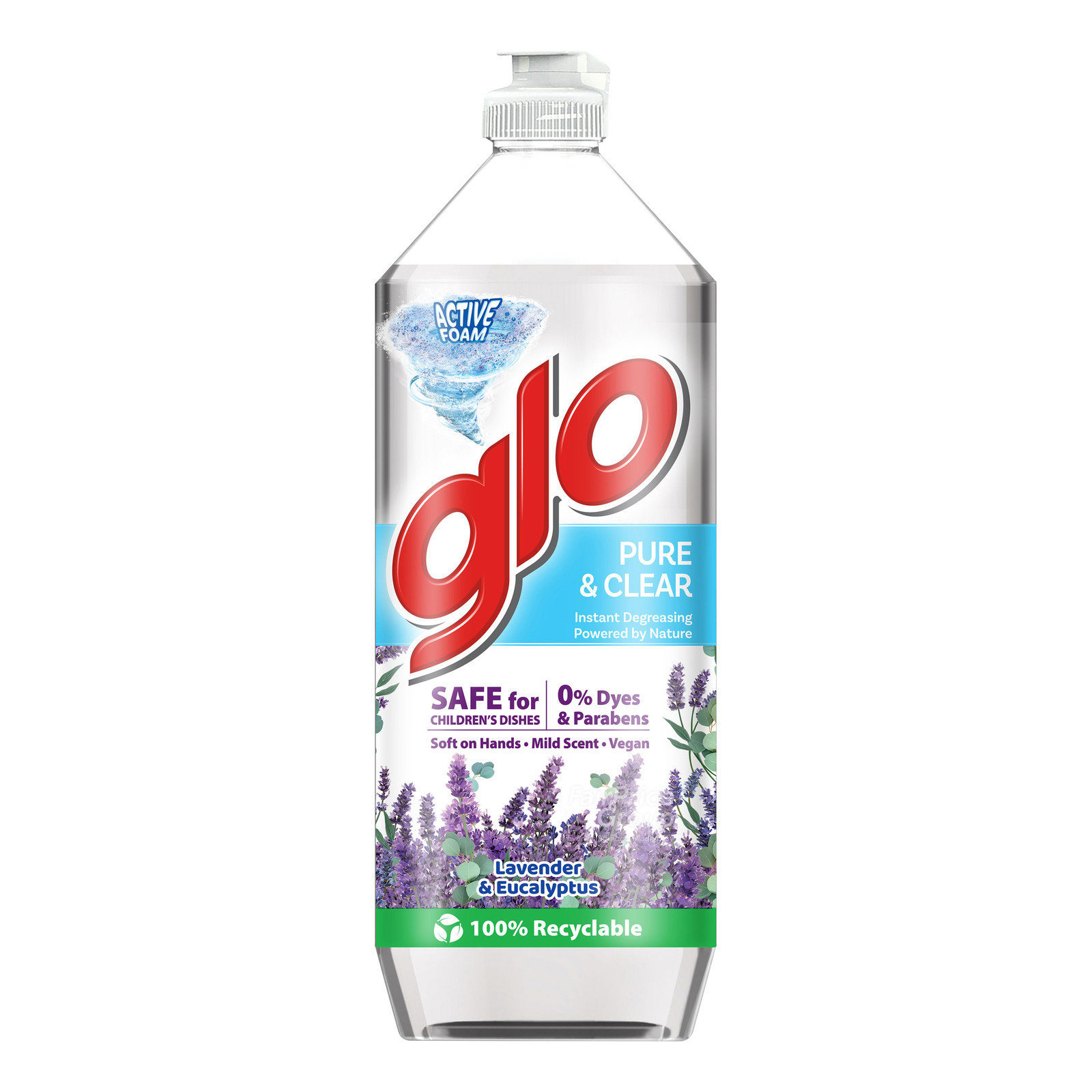 Glo Dishwashing Liquid - Pure & Clear (Lavender)