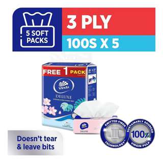 Vinda Deluxe 3 Ply Softpack Tissue Vinda Deluxe 3 Ply Softpack Tissue
