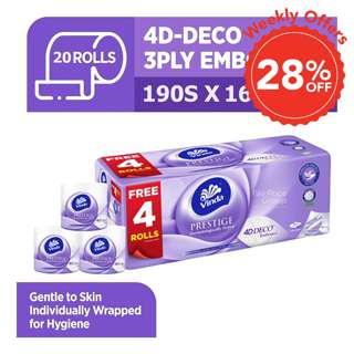 Vinda Prestige Toilet Tissue - 3 Ply