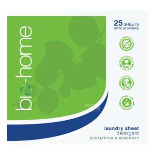 Bio-Home Laundry Sheet Detergent - Eucalyptus & Rosemary