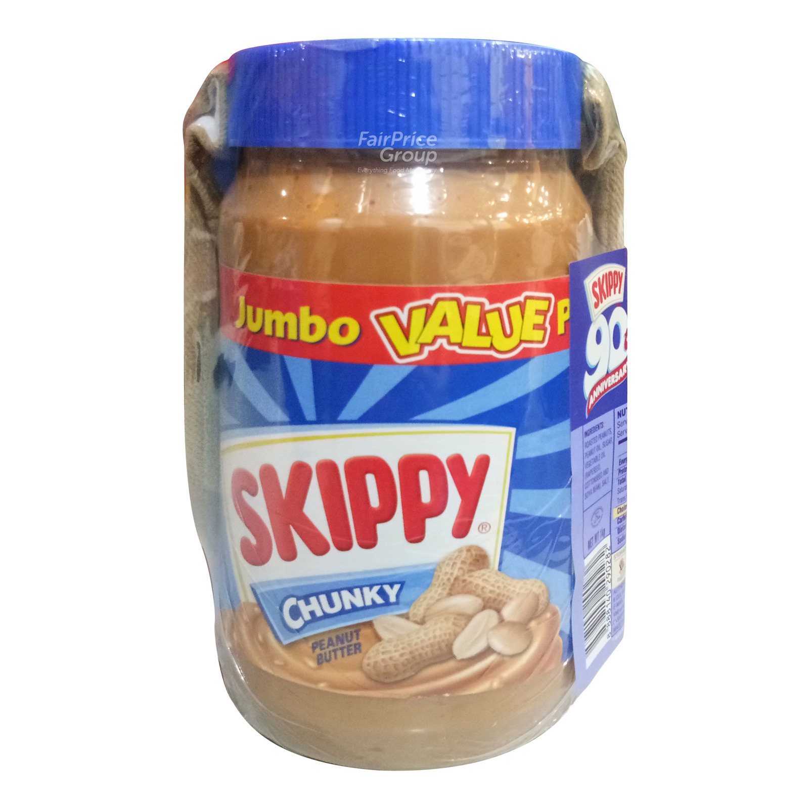 Skippy Peanut Butter Spread Chunky (Banded with Cap) NTUC FairPrice