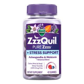 ZzzQuil Pure Dietary Supplement - Sleep+ De-Stress ZzzQuil Pure Dietary Supplement - Sleep+ De-Stress