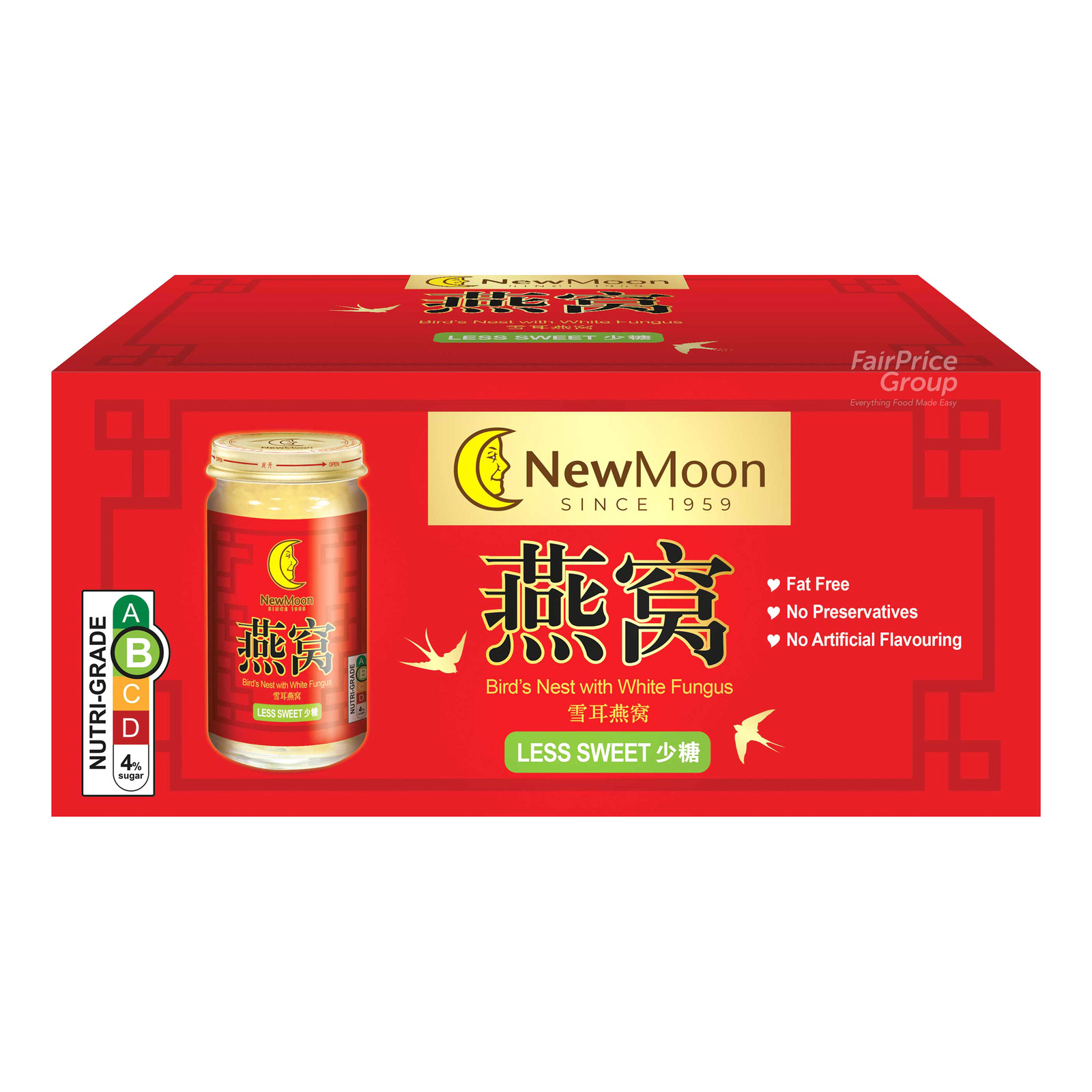 New Moon Bird's Nest with White Fungus Less Sweet NTUC FairPrice