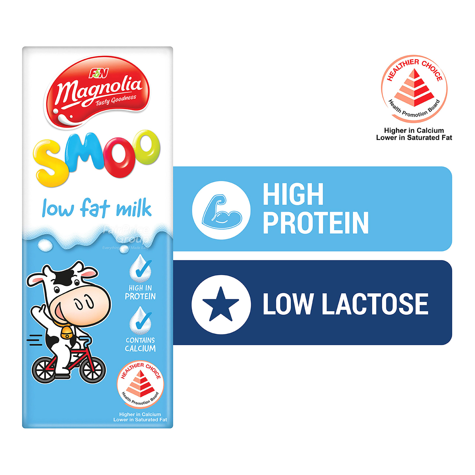 Magnolia Smoo Low Fat UHT Milk - Original