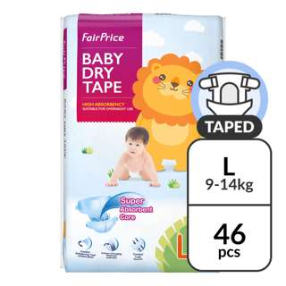 FairPrice Baby Dry Taped Diaper  - L (9 - 14kg)
