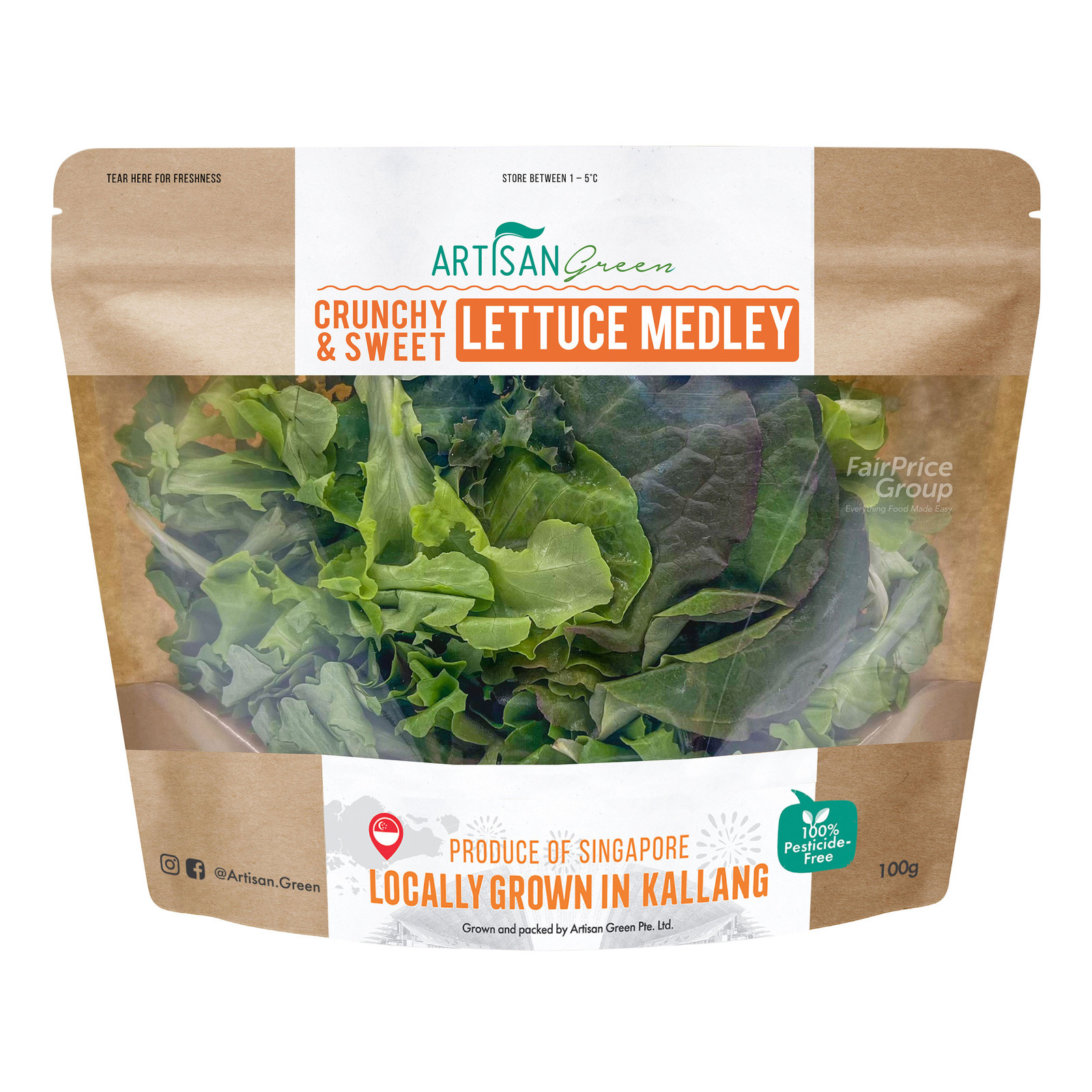 Artisan Green Lettuce Medley | NTUC FairPrice