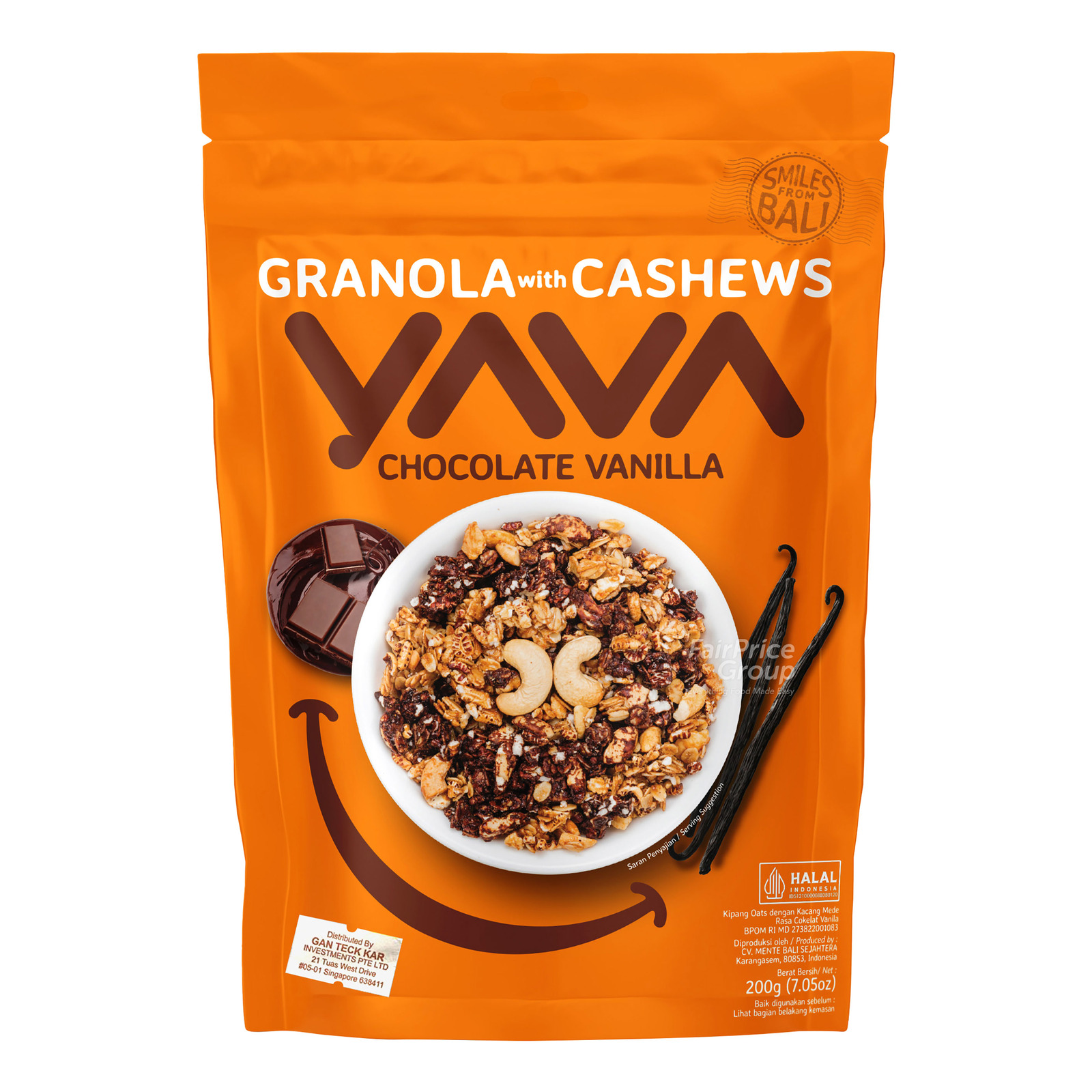 Yava Granola with Cashews - Chocolate Vanilla | NTUC FairPrice