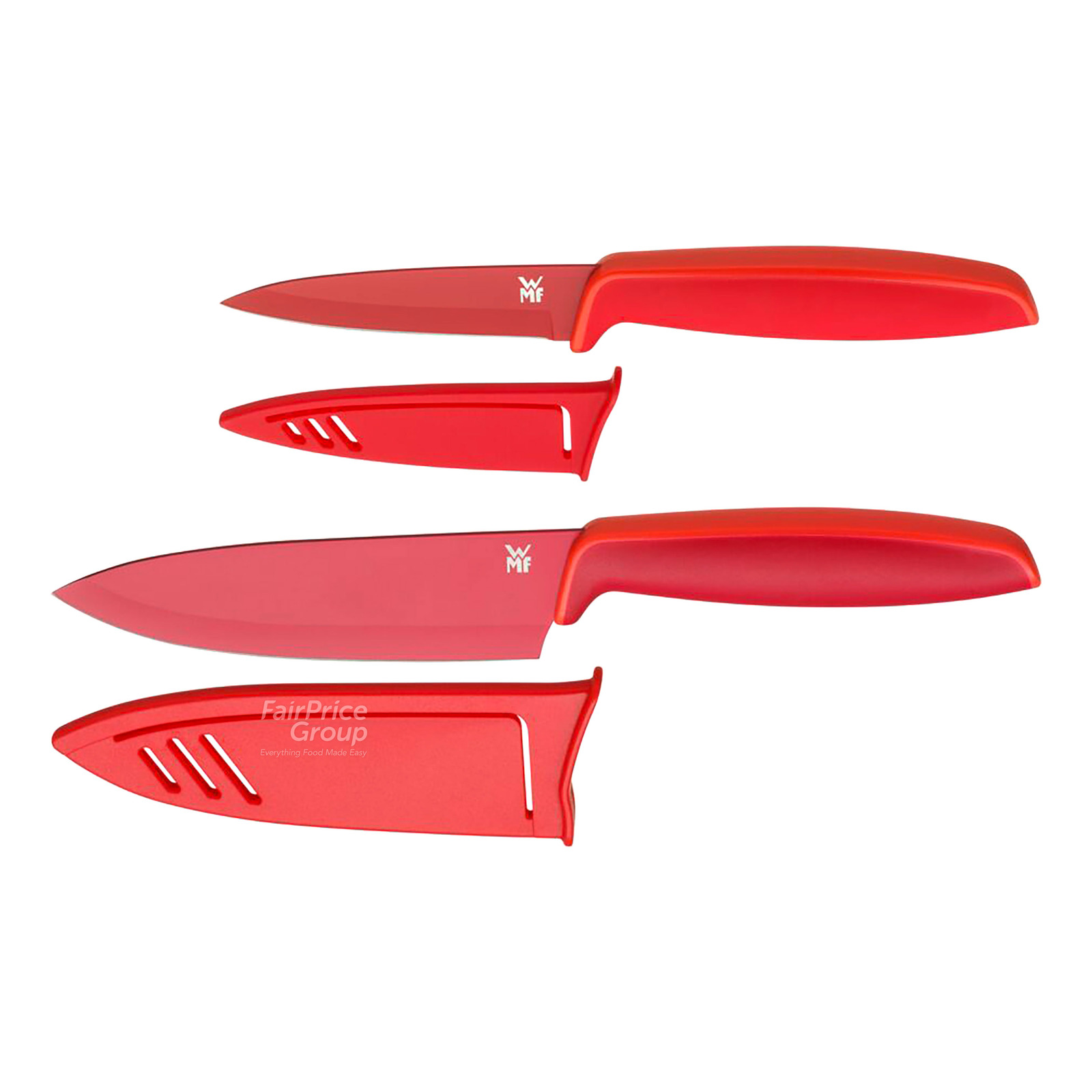 WMF Kitchen Knife Set Red NTUC FairPrice