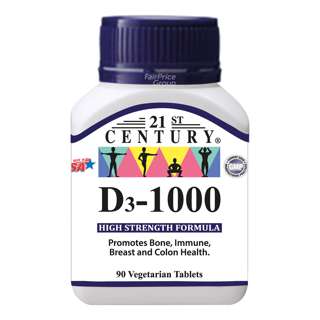 21st Century Vitamin D3 - 1000