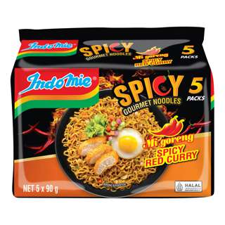 Indomie Mi Goreng Fried Noodles - Spicy Red Curry