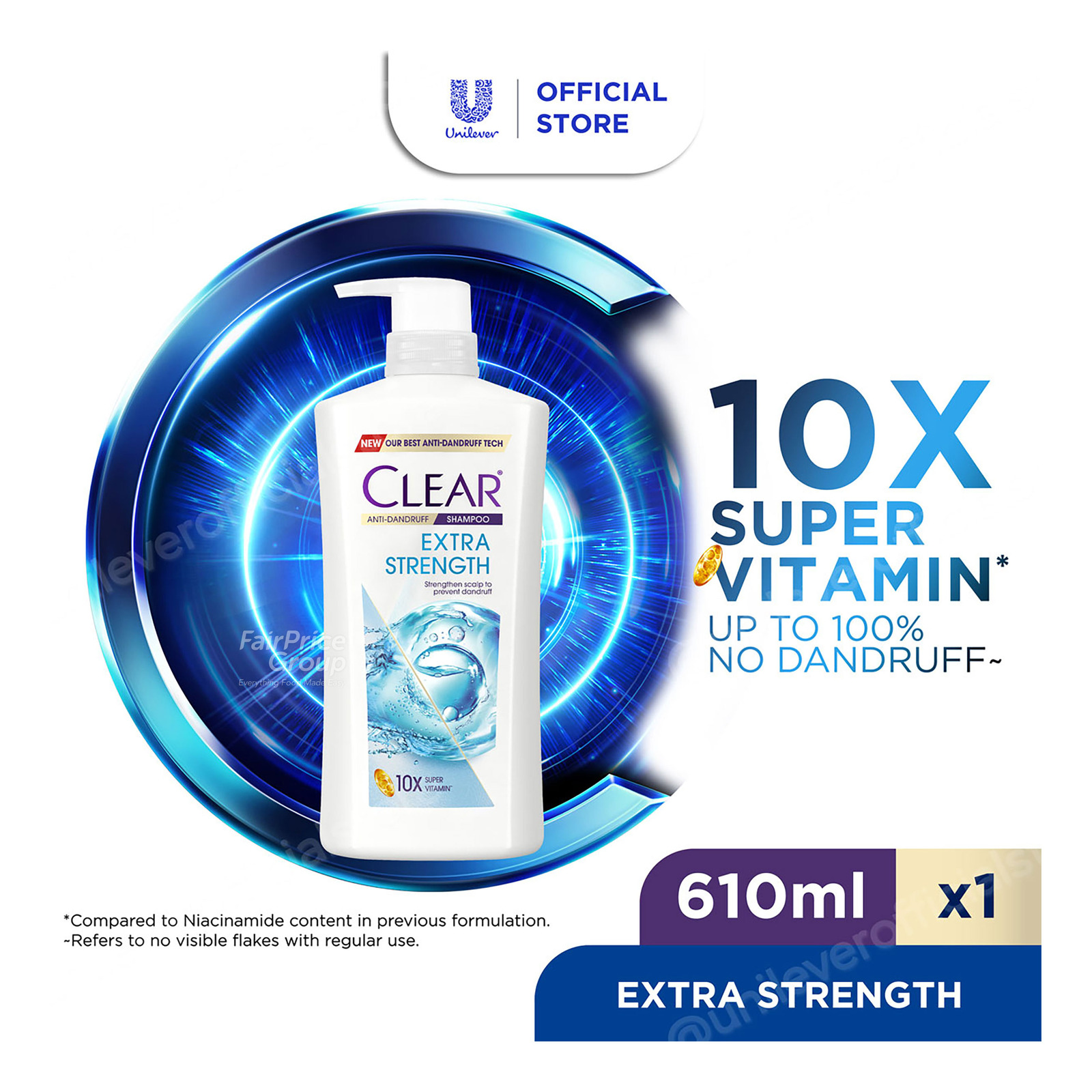 Clear Scalp Care Shampoo - Extra Strength | NTUC FairPrice