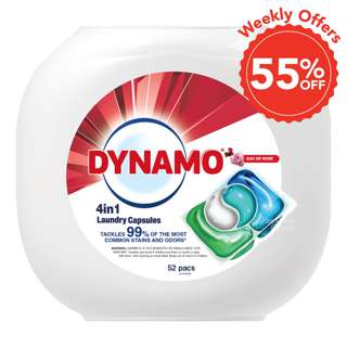 Dynamo 4in1 Laundry Capsules - Eau De Rose