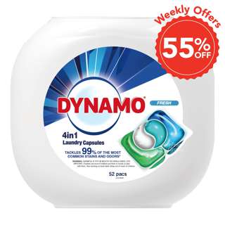 Dynamo 4in1 Laundry Capsules - Fresh
