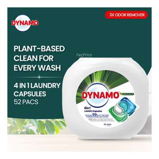 Dynamo 4in1 Laundry Capsules - 3X Odor Remover 