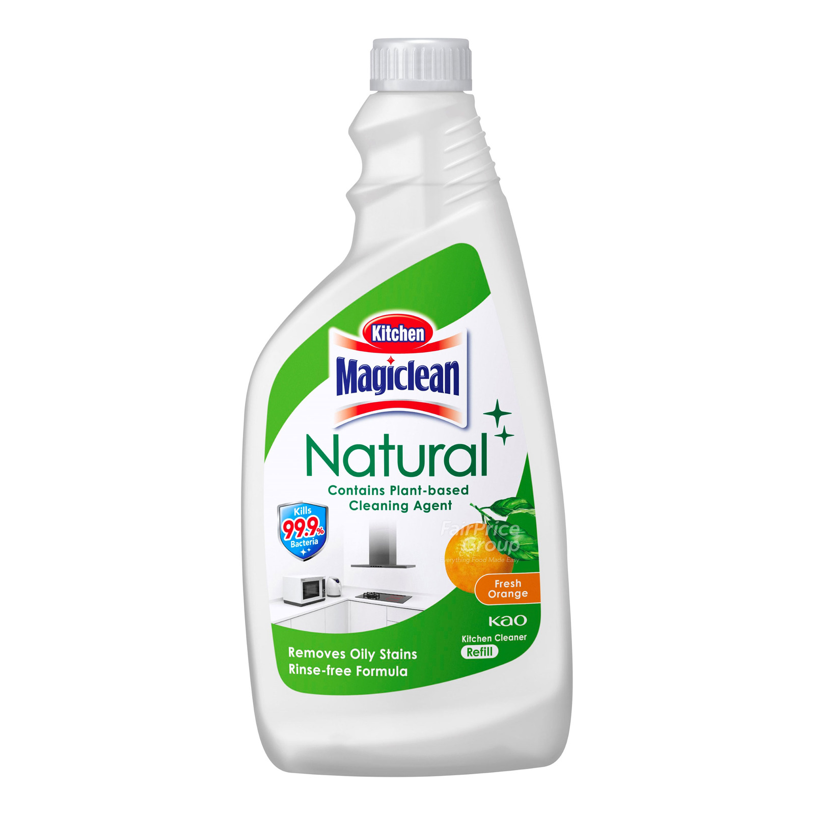 Magiclean Kitchen Cleaner Natural Refill Fresh Orange NTUC FairPrice