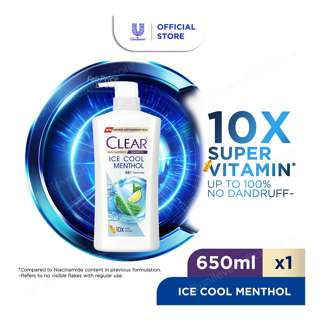 Clear Anti Dandruff Shampoo - Ice Cool Menthol