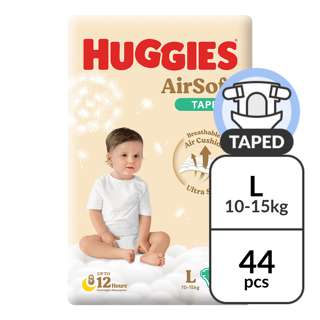 Huggies Airsoft Tape DIaper - L (10-15kg)
