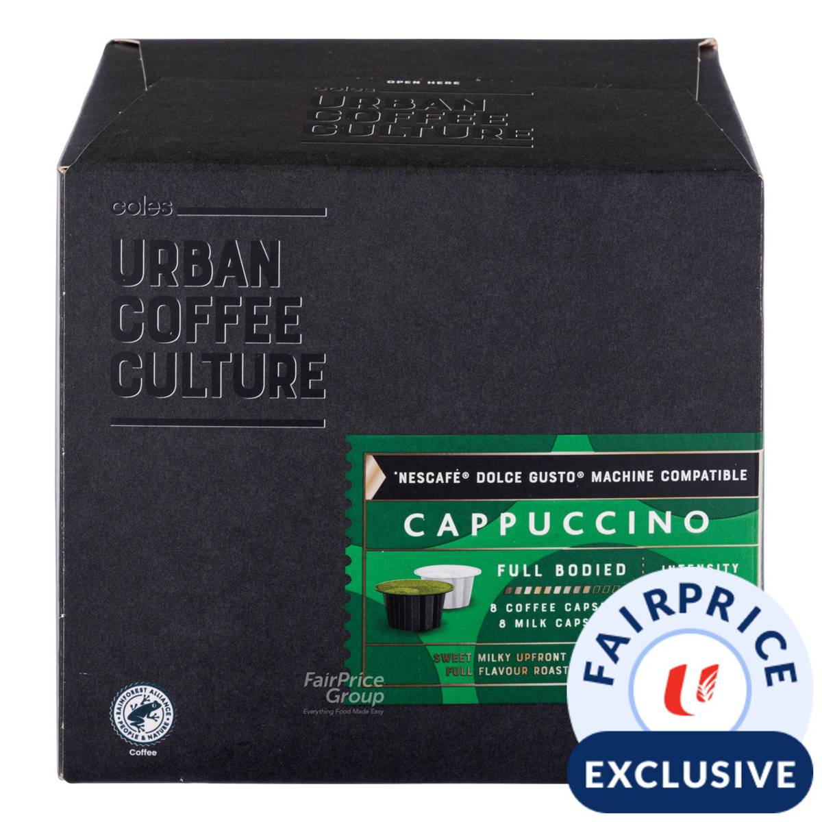 Coles Urban Coffee Culture Coffee Capsules Cappuccino NTUC FairPrice
