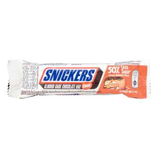 Snickers Almond Dark Chocolate Bar - Less Sugar Snickers Almond Dark Chocolate Bar - Less Sugar