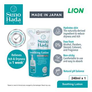 Sunohada Soothing Lotion - Refill