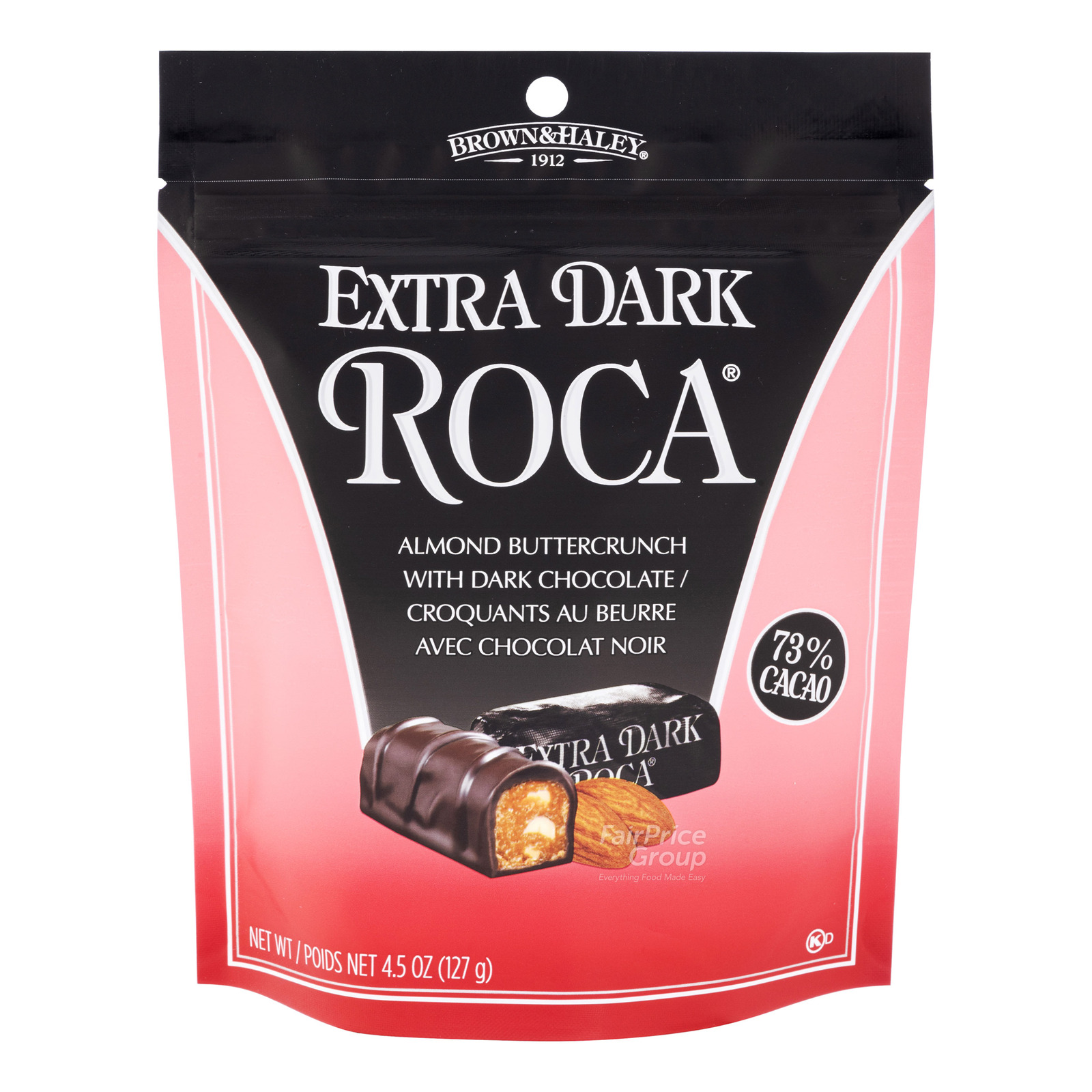 Brown & Haley Extra Dark Roca - Almond Buttercrunch with DarkChoc ...
