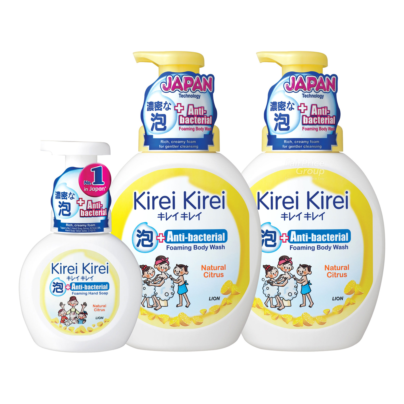 Kirei Kirei AntiBacterial Foaming Hand Wash + Foaming Body Wash