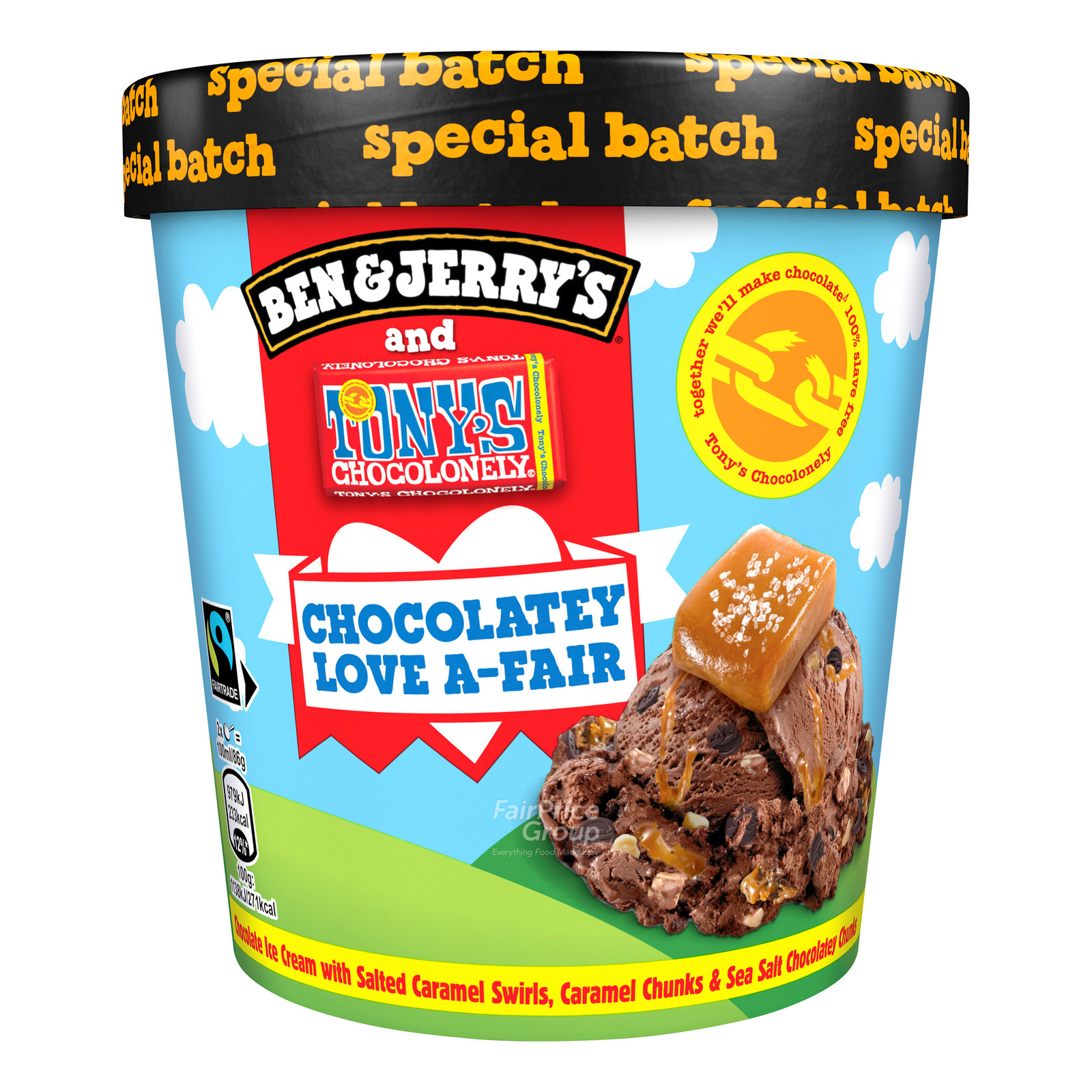 Ben & Jerry Ice Cream Tub Chocolatey Love AFair NTUC FairPrice