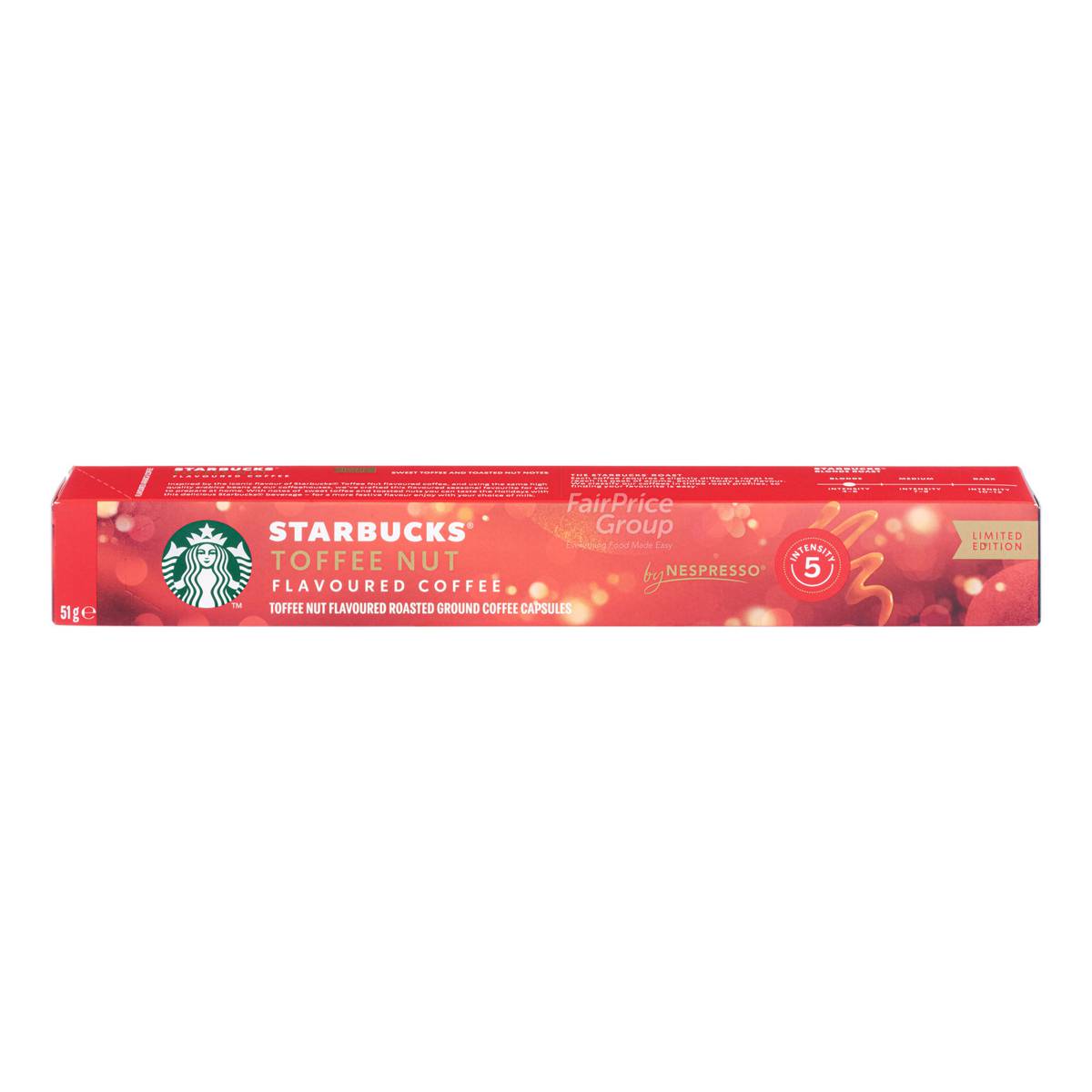 Starbucks Nespresso Coffee Capsules Toffee Nut NTUC FairPrice