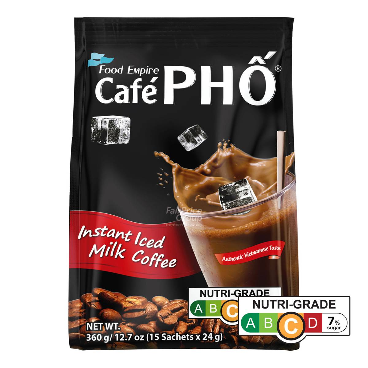 Cafe Pho Instant Iced Milk Coffee NTUC FairPrice