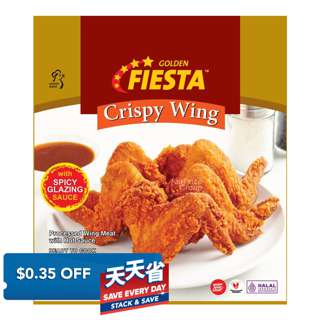 Golden Fiesta Crispy Wing with Spicy Glazing Sauce