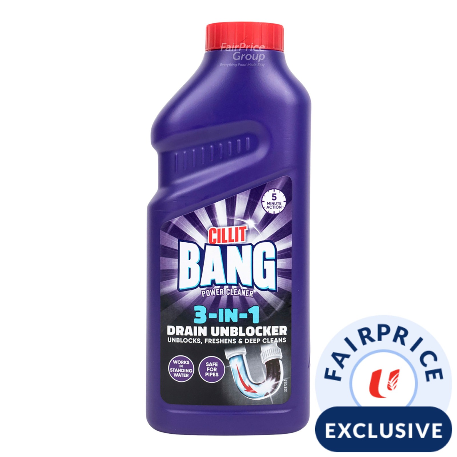 Cillit Bang 3In1 Drain Unblocker NTUC FairPrice