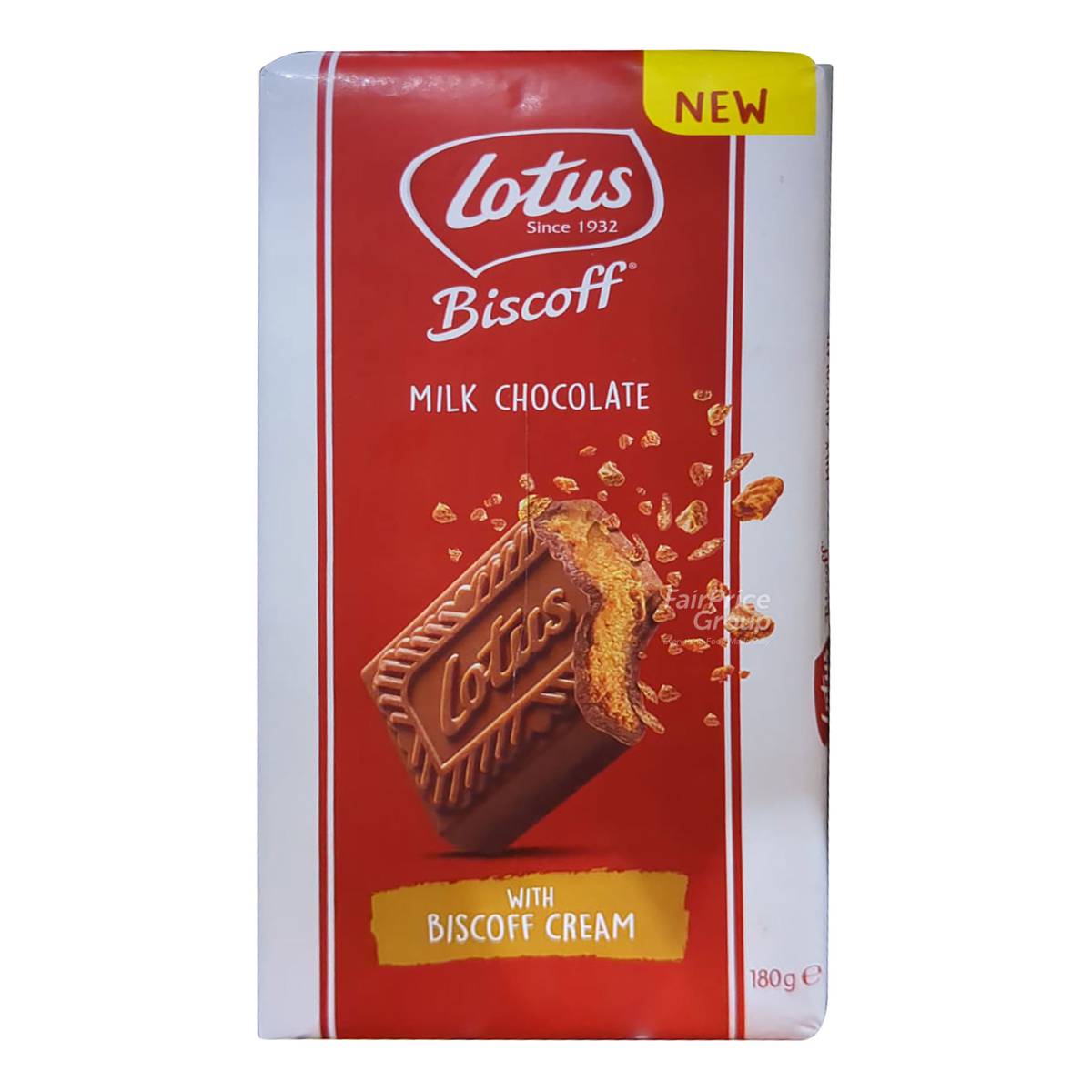 Lotus Biscoff Biscuit Milk Chocolate with Biscoff Cream NTUC FairPrice