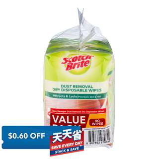 3M Scotch-Brite Easy Sweeper Dry Wipes