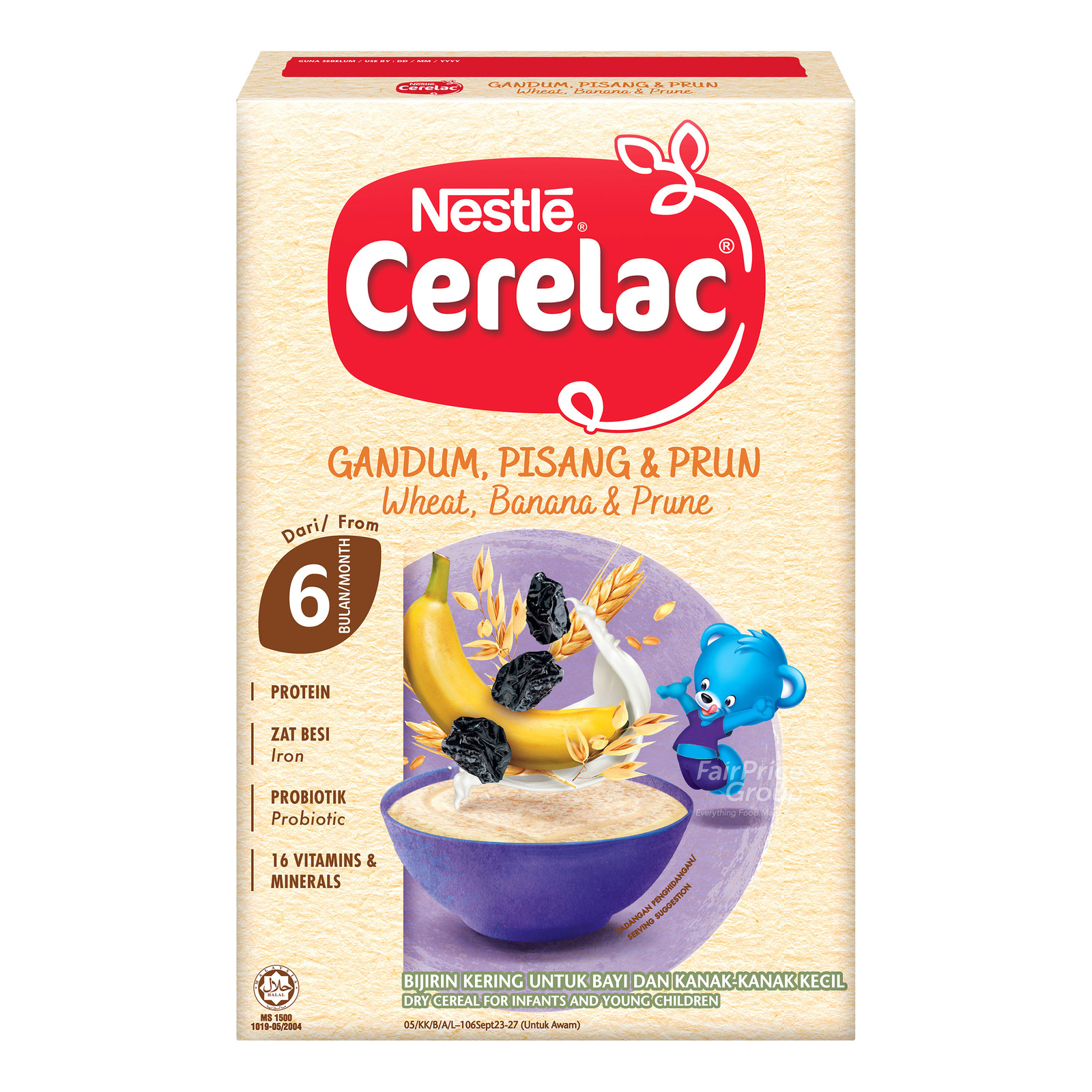 Nestle Cerelac Baby Cereal - Wheat, Banana & Prune