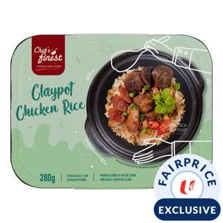 Chef's Fin Claypot Chicken Rice with Chinese Chicken Sausages
