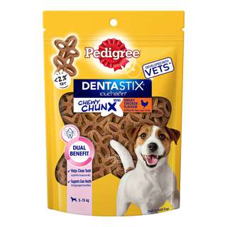 Pedigree Dentastix Dog Treats Chewy Chunx - Smoky Chicken (Mini) Pedigree Dentastix Dog Treats Chewy Chunx - Smoky Chicken (Mini)