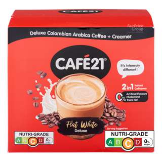Cafe 21 Instant Coffee Mix - Flat White Deluxe Cafe 21 Instant Coffee Mix - Flat White Deluxe
