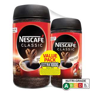 Nescafe Instant Soluble Coffee Jar - Classic (Value Pack)