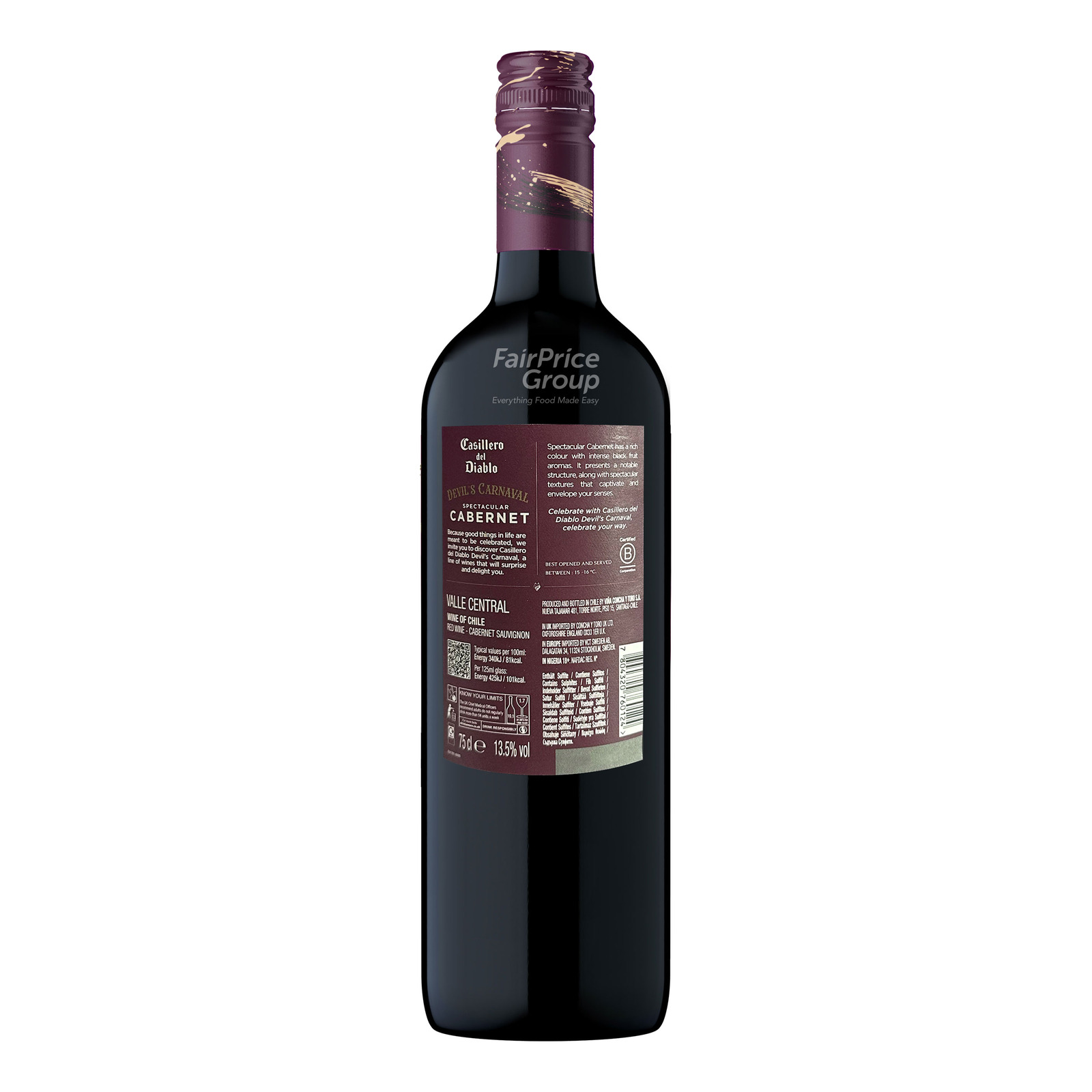Casillero Del Diablo Devil's Carnaval Spectacular Cabernet | NTUC