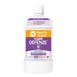 Pearlie White Defenze Antiseptic Fluoride Mouth Rinse