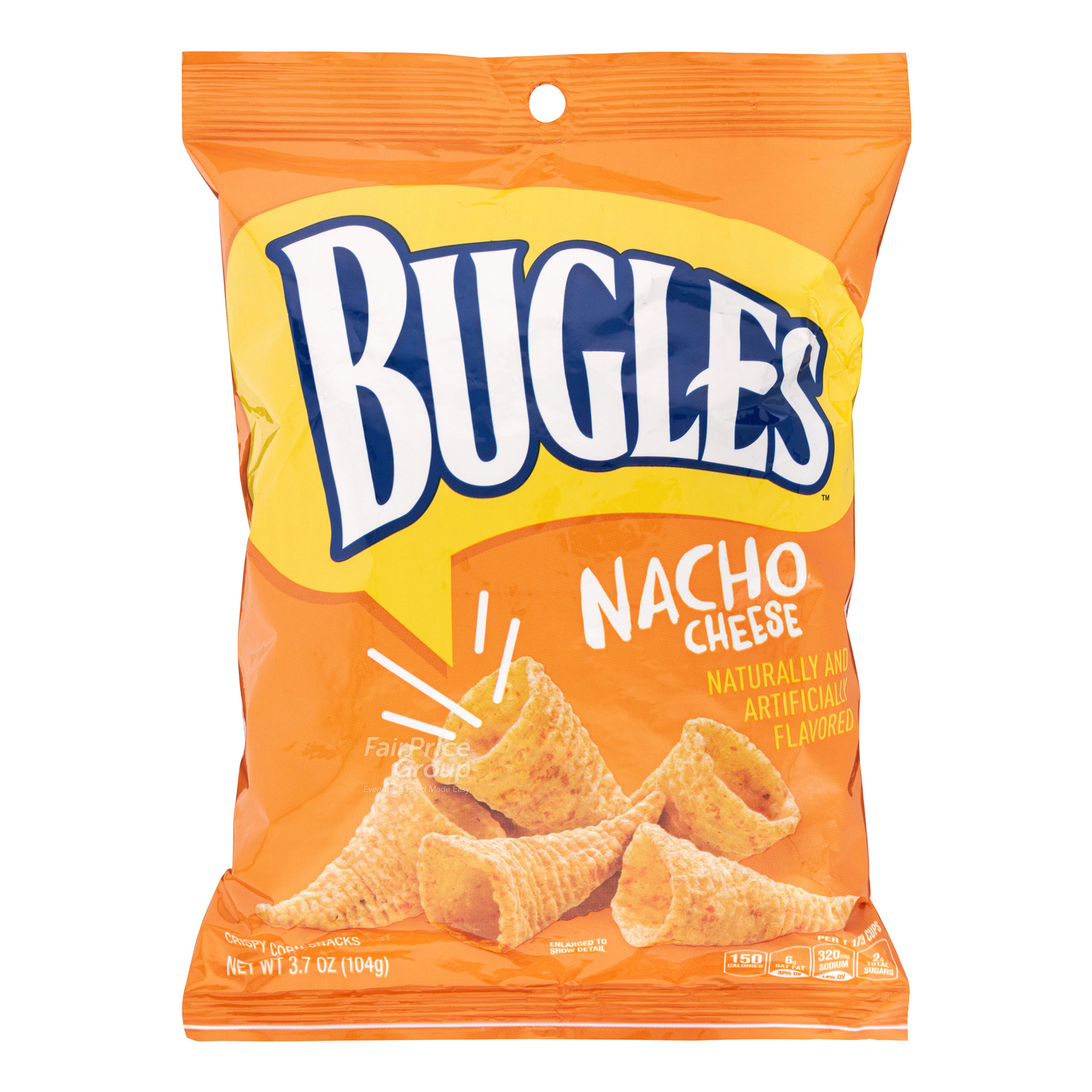 Bugles Corn Snack Nacho Cheese NTUC FairPrice